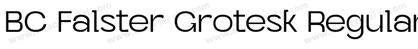BC Falster Grotesk Regular字体转换